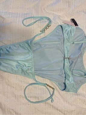 Victoria's Secret Light Blue One-Piece Swimsuit